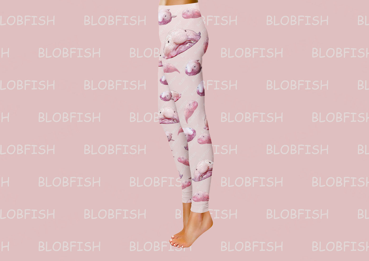 ｛April Fool's Day Limited Edition愚人節限定款｝【海洋時尚緊身褲】水滴魚 Blobfish Leggings