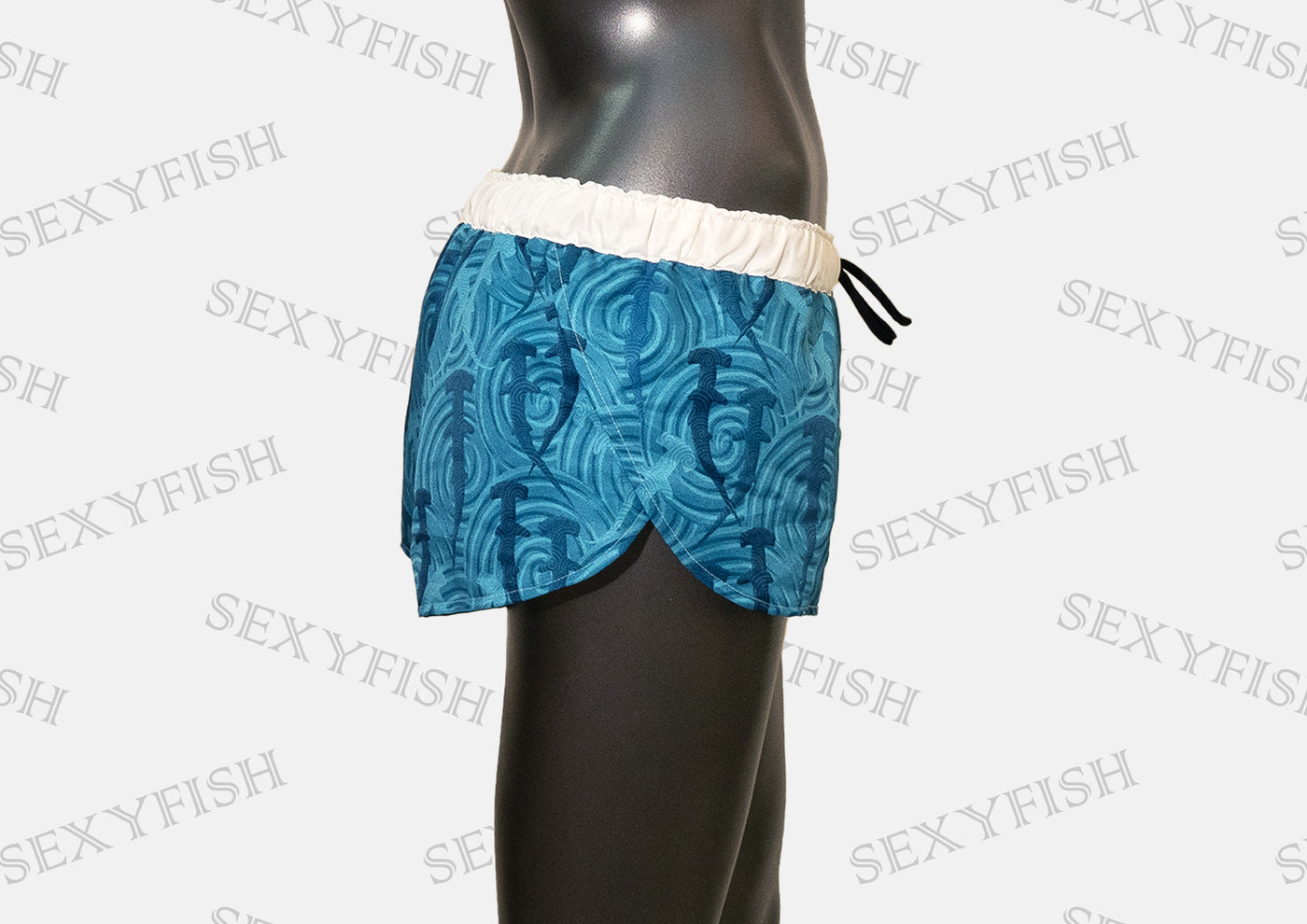 【海洋時尚女短褲】錘頭鯊 Hammerhead Shark Women's Shorts